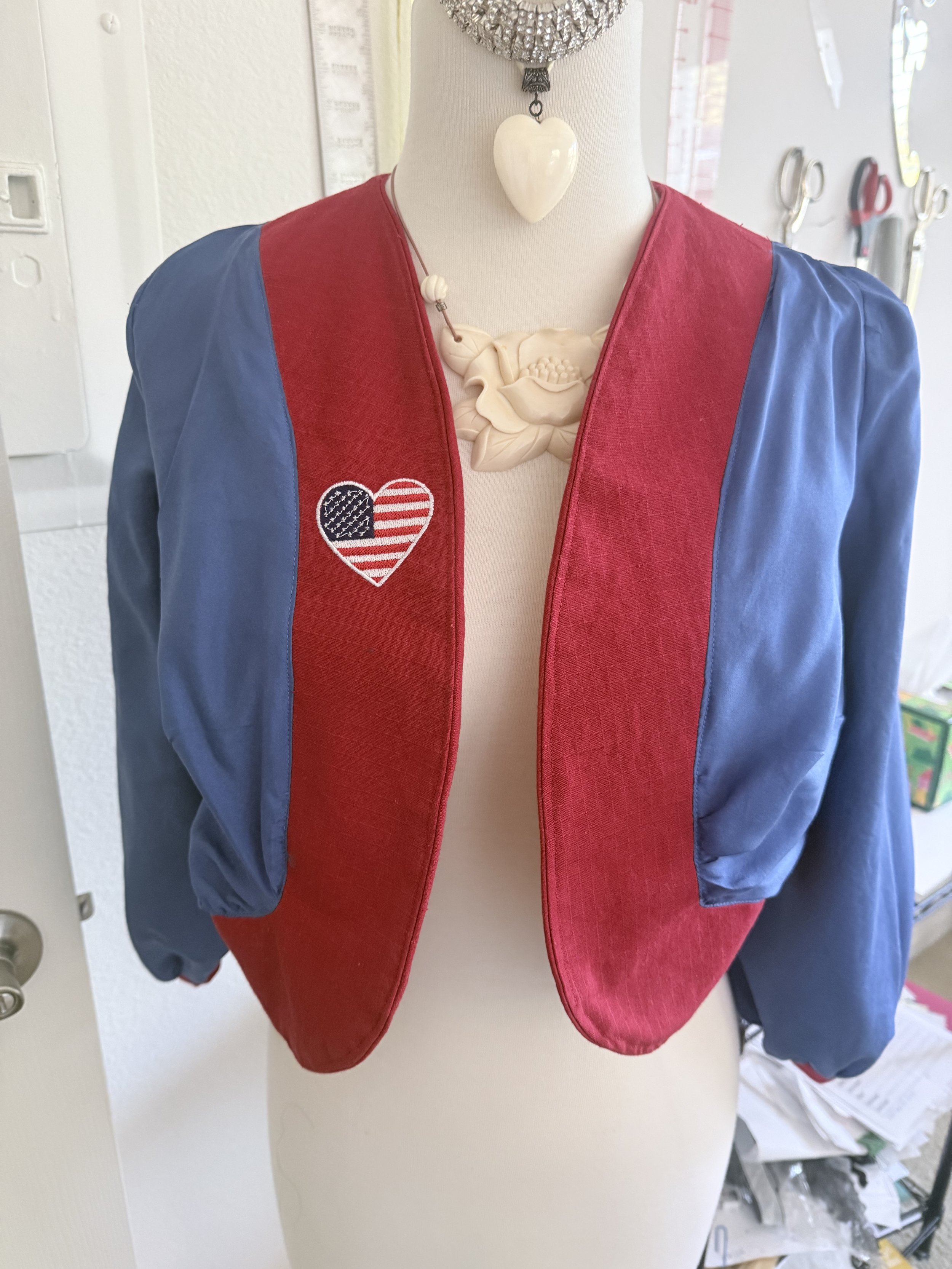 spiritual ceremonial clothing for women bolero worn in natural setting