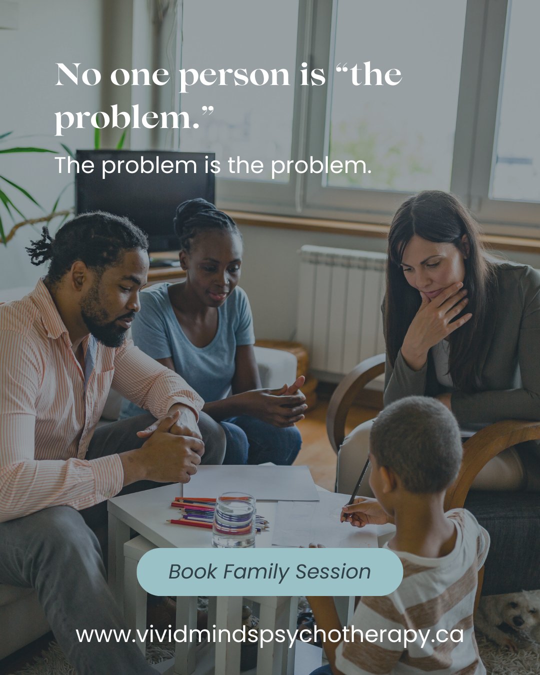 Families are complex&mdash;and at Vivid Minds, we honour that complexity. 🌱⁠
⁠
Our family therapy and co-parenting support focus on patterns, communication, and safety, not on blame. We work with you to navigate transitions, conflict, and changing r