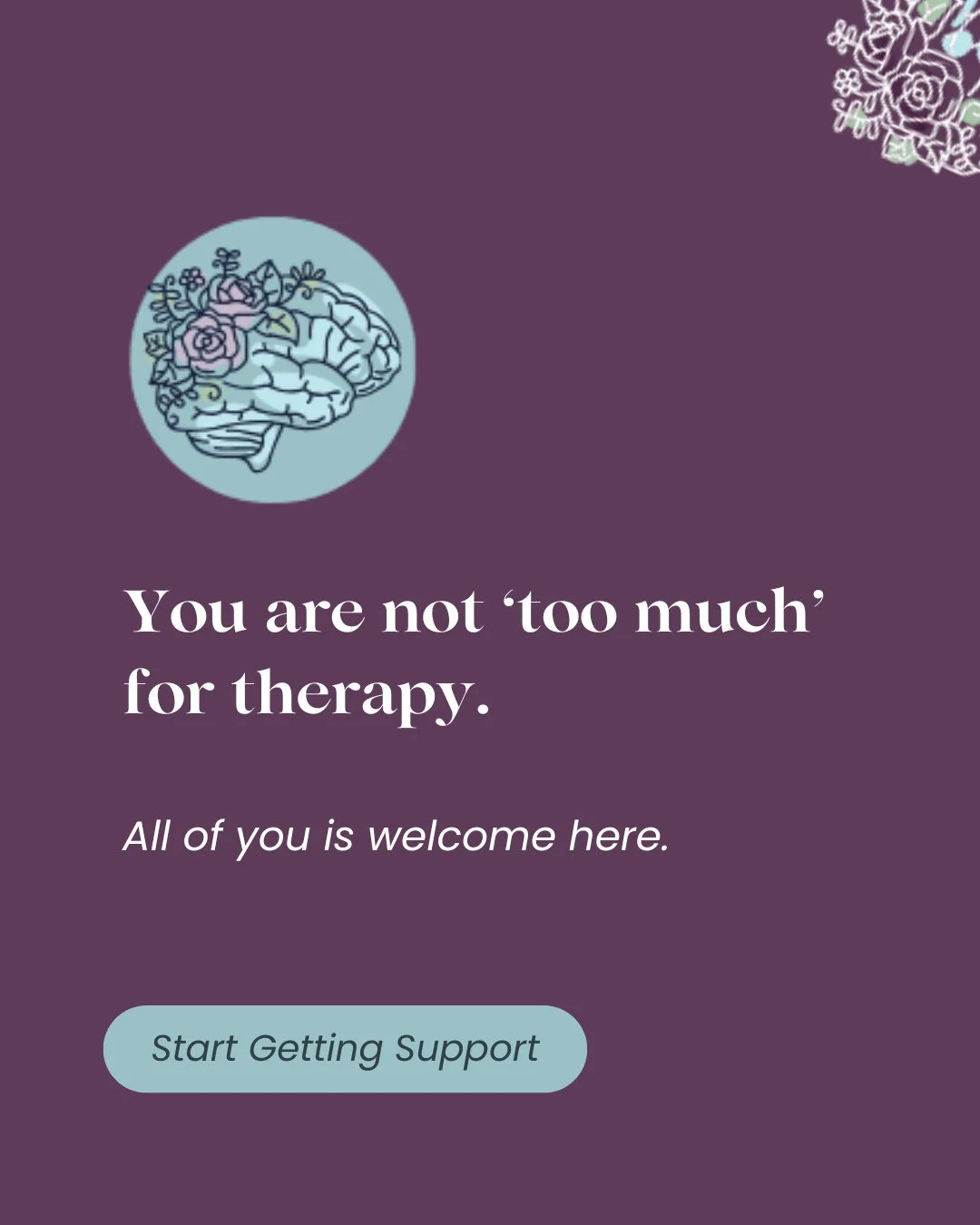 If you&rsquo;ve ever thought, &ldquo;What if my therapist thinks I&rsquo;m too much?&rdquo;&mdash;you&rsquo;re not alone. 😔 ⁠
⁠
Our role is to offer compassionate, non-judgmental support, especially around topics that feel heavy: trauma, addiction, 