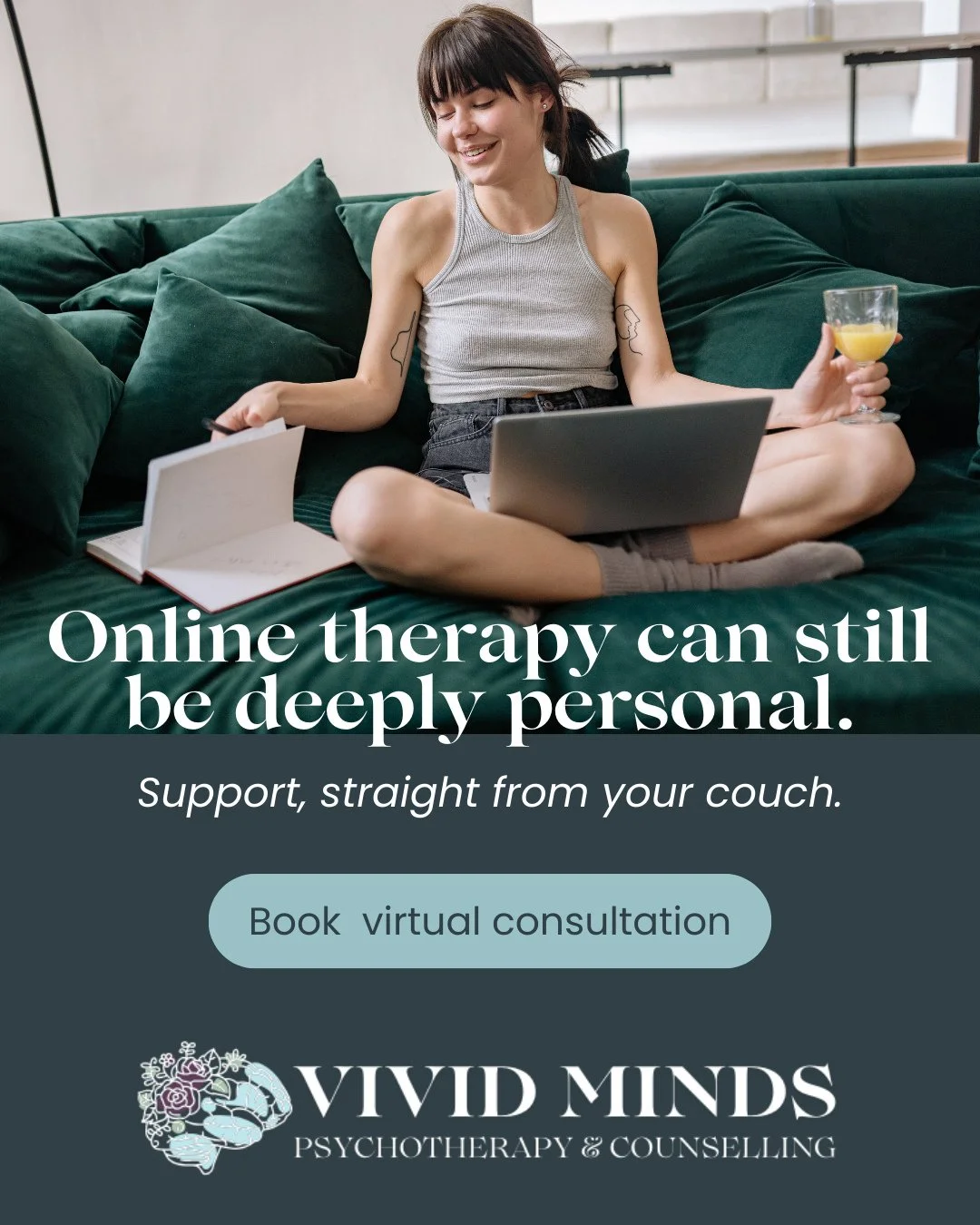 Myth: Online consultations aren&rsquo;t personal⁠
⁠
Worried a virtual consult will feel distant or awkward? 💻 ⁠
⁠
Many people are surprised by how connected, seen, and safe they feel meeting online, especially when life is busy or you&rsquo;re juggl