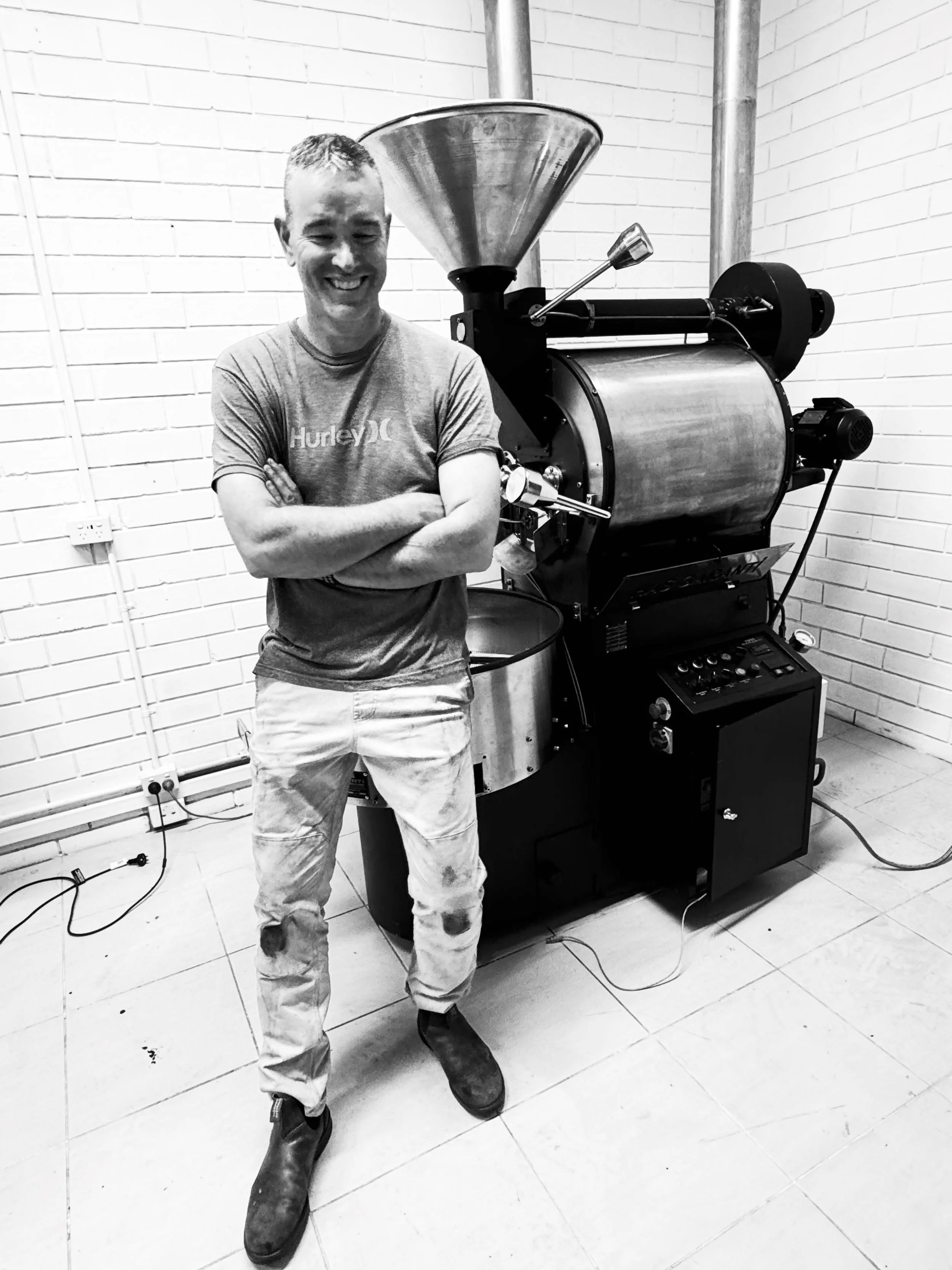 A little roasting machine update.

We&rsquo;ve been getting stuck into our newly acquired roaster&mdash;cleaning, restoring, and modernising it for specialty coffee roasting.

It&rsquo;s much bigger than what we need right now, but when the opportuni