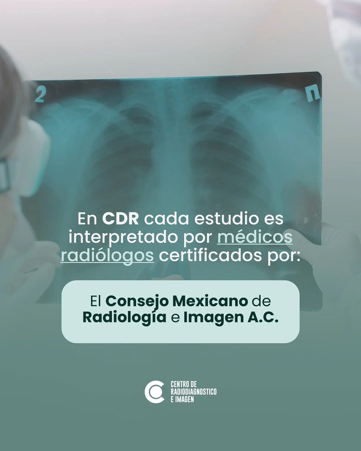 Conf&iacute;a en los expertos.

En CDR, todos nuestros estudios son interpretados por radi&oacute;logos certificados a nivel nacional. 💚

👉🏼81 1734 2030 / 81 8333 4185 📍Hidalgo 2315 Col. Obispado Mty, N.L