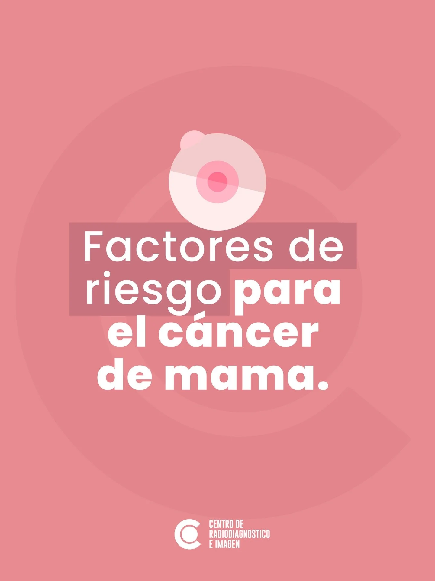 &iquest;Conoces qu&eacute; factores aumentan el riesgo de c&aacute;ncer de mama?
Aqu&iacute; te platicamos algunos de ellos
👉🏼81 1734 2030 / 81 8333 4185 📍Hidalgo 2315 Col. Obispado Mty, N.L