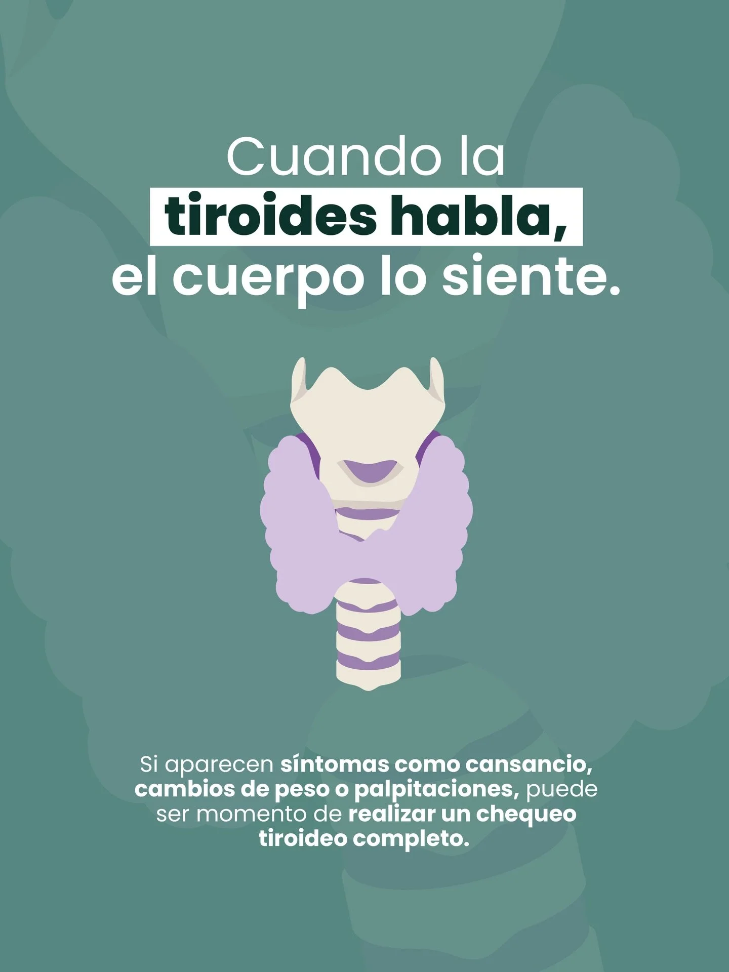 &iquest;Has notado cambios en tu cuerpo sin raz&oacute;n aparente?

Un chequeo tiroideo puede ayudar a identificar alteraciones a tiempo.

👉🏼81 1734 2030 / 81 8333 4185 📍Hidalgo 2315 Col. Obispado Mty, N.L