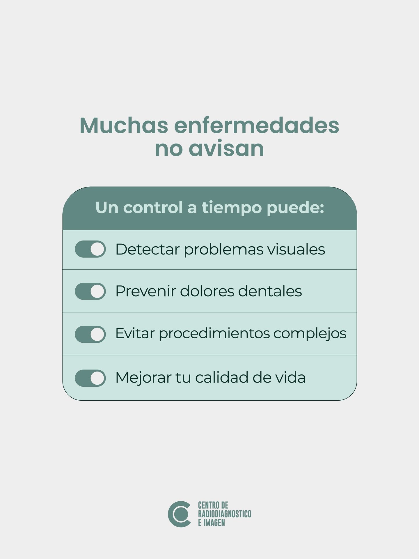 Un control oportuno puede ayudarte a detectar problemas antes de que se compliquen y mejorar tu calidad de vida.

No esperes a tener s&iacute;ntomas para revisarte
&iexcl;Ac&eacute;rcate con nosotros!

👉🏼81 1734 2030 / 81 8333 4185 📍Hidalgo 2315 C