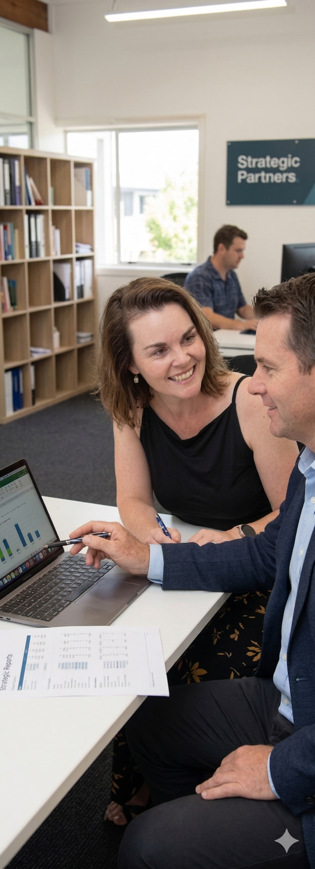 Fractional COO working alongside a business owner