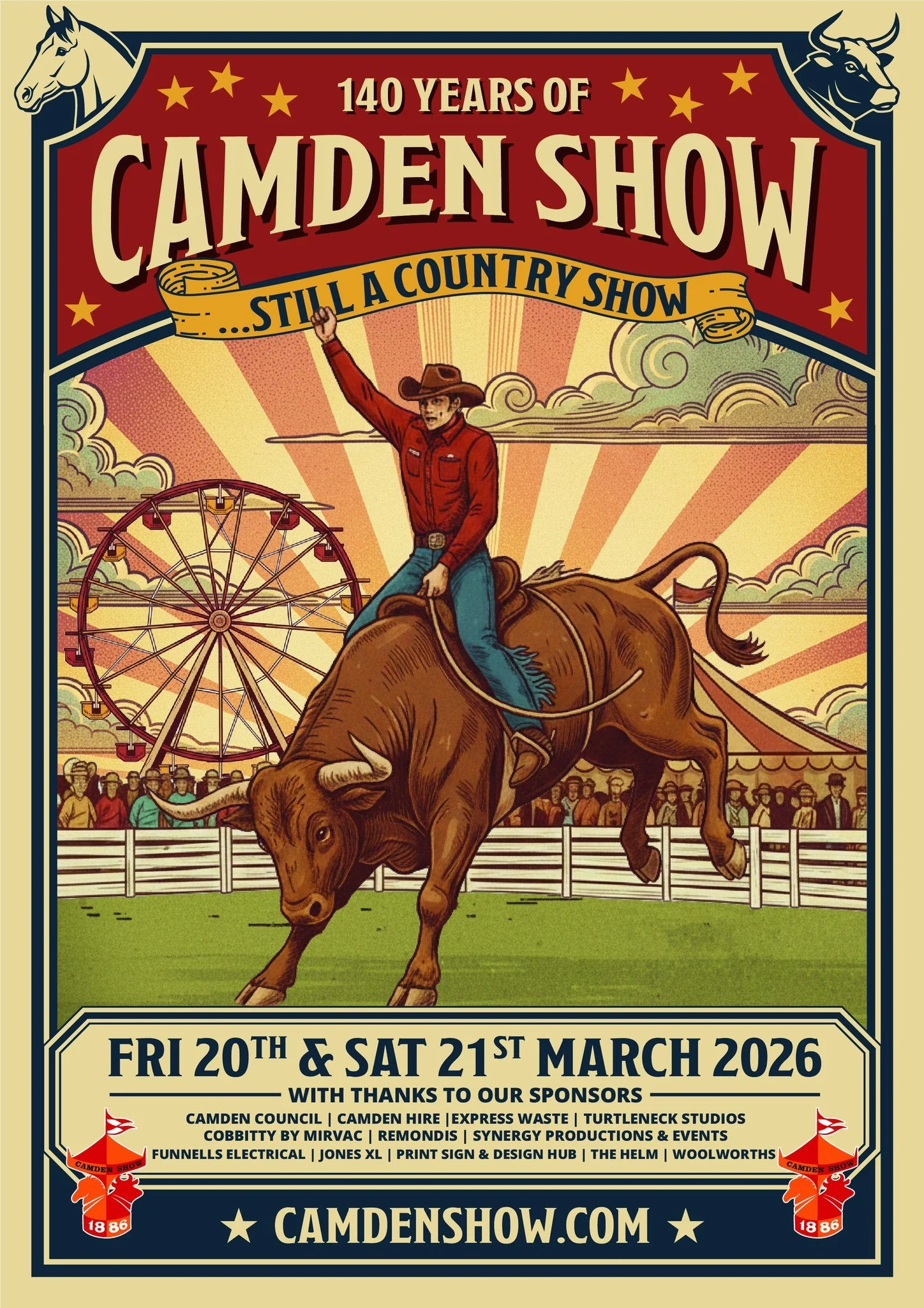 Classic country show fun at Camden NSW: sheep, cattle, fireworks, and family entertainment