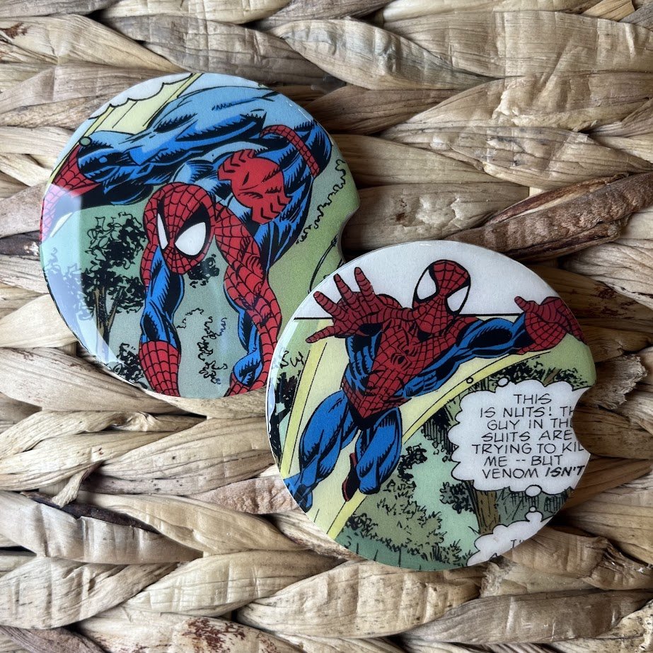 Classic Spider-Man Car Coasters