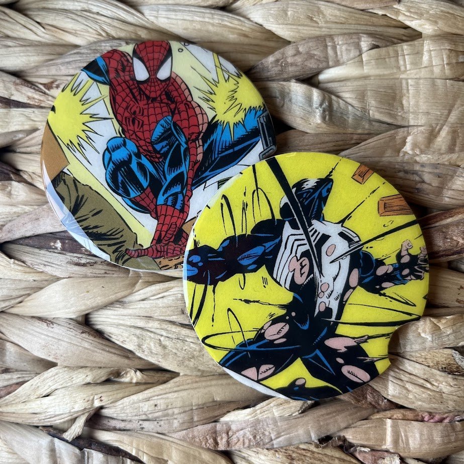 Spidey & Venom Car Coasters