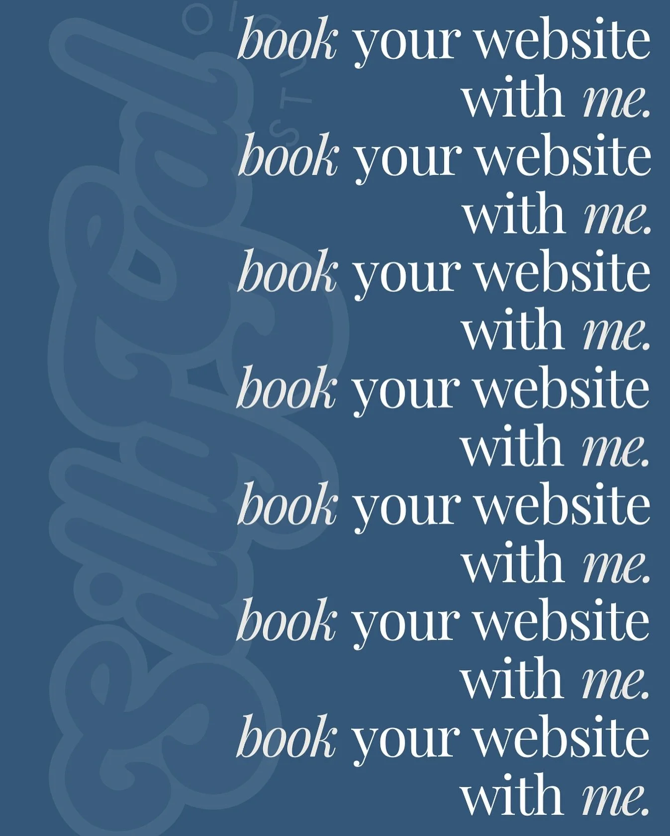 Submit an inquiry and let me create the website of your dreams at www.sillygalstudio.com/contact
.
#smallbusinessgrowth  #smallbusiness  #smallshop  #webdesign  #websitecreator  #webdesign