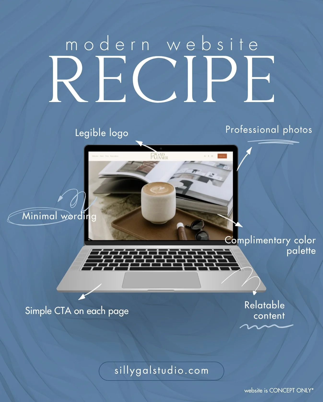 Web Design can be used to enhance your business or tear it down. A bad website can have your prospective clients running the opposite direction. Thoughtful design that is both functional and beautiful is the sweet spot. Visit sillygalstudio.com to le