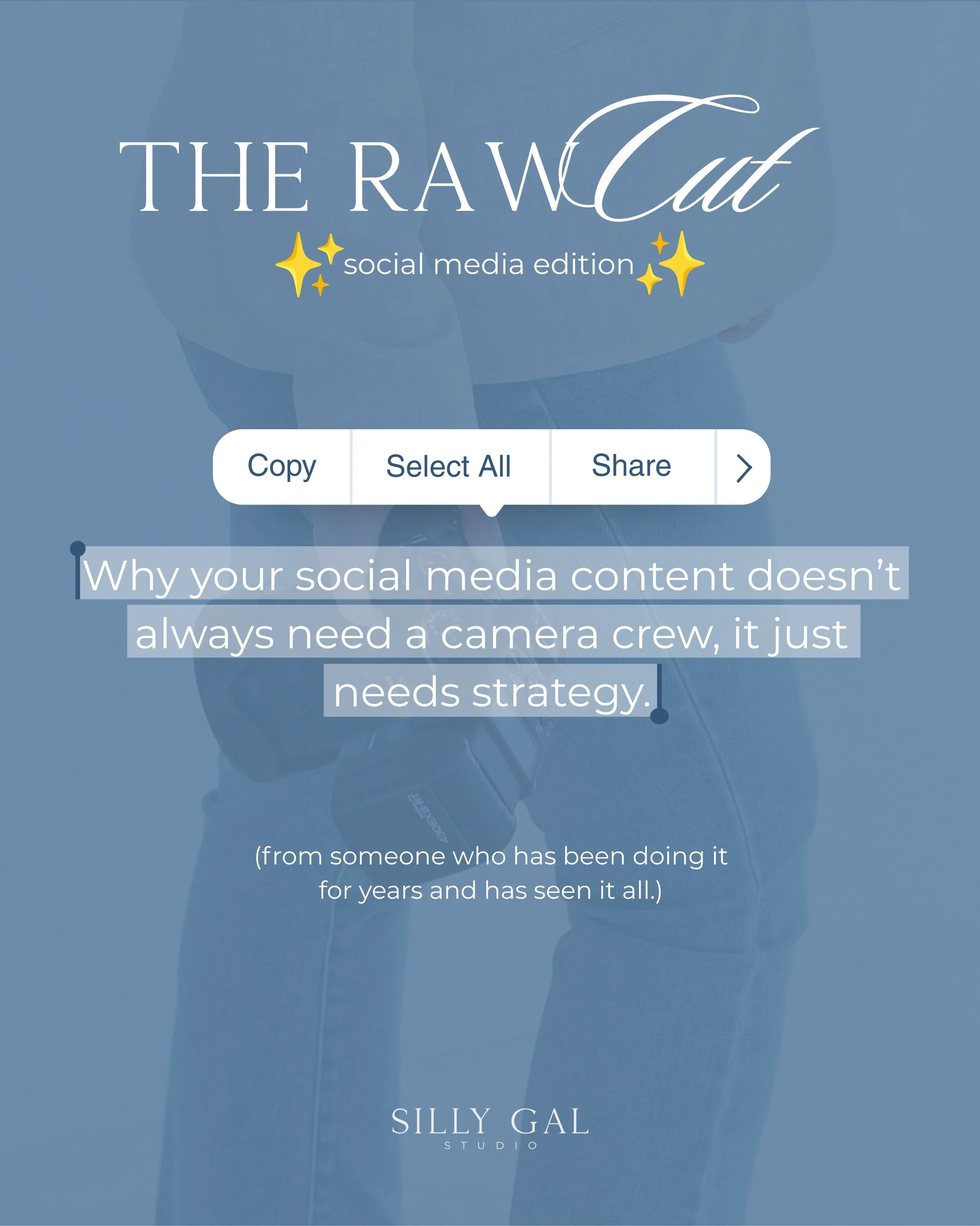 Your social media strategy shouldn&rsquo;t require a film crew every time you need new content. Oop, we said it.

As an agency that works with clients all over the map, one of the smartest ways to make your marketing budget go further is by working w