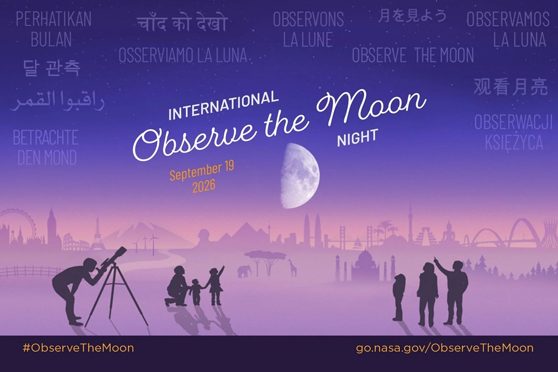 NASA’s International Observe the Moon Night