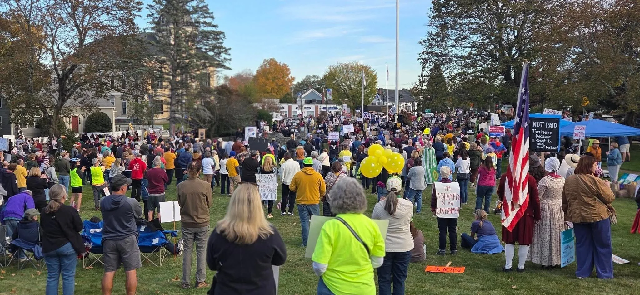 No Kings II in Chelmsford, October 18, 2025