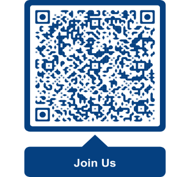 QR Code saying "Join us"
