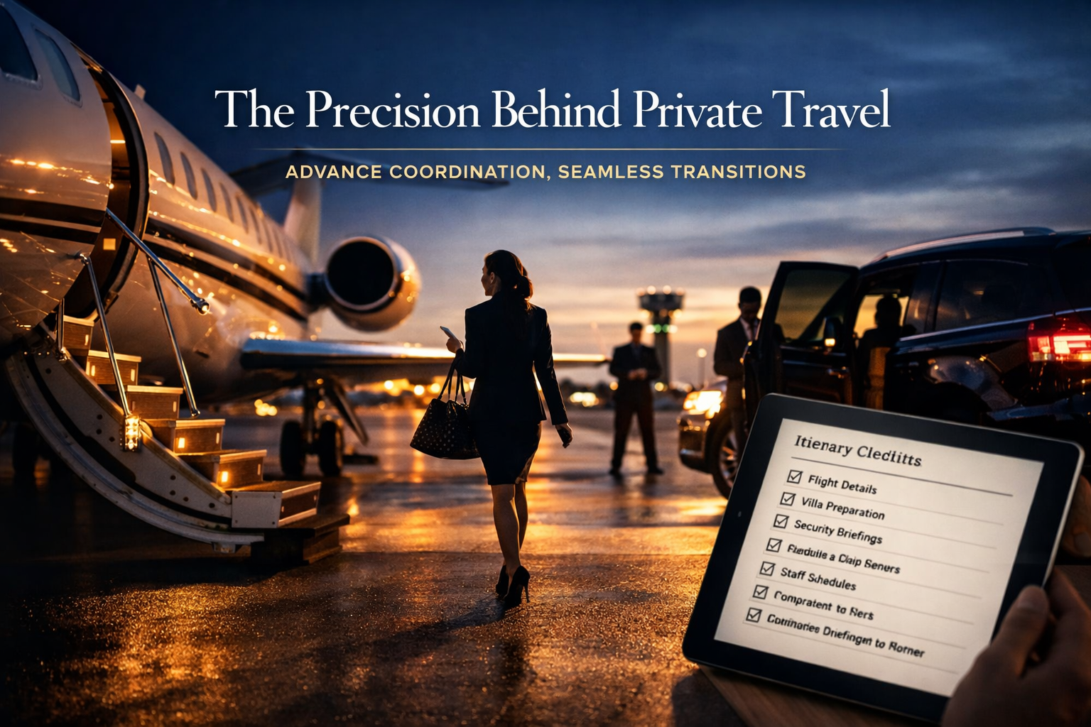 The Precision Behind Private Travel: Why Advance Coordination Matters