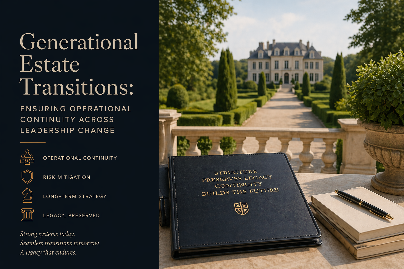 Generational Estate Transitions: Protecting Operational Continuity Across Change