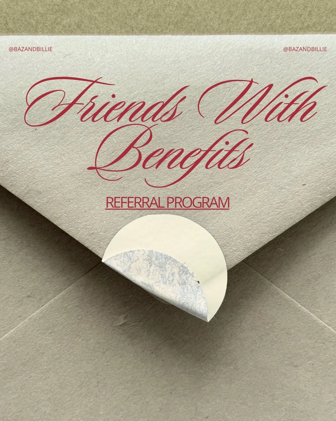 Want to be Friends With Benefits? 😉🤭

Introducing our new Friends with Benefits referral program, have your friend drop your name when booking their appointment &amp; they&rsquo;ll get $25 off their colour service, and you&rsquo;ll get $25 in the F