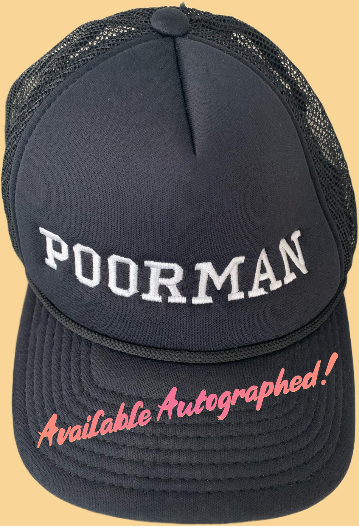 Posterman Hat THE CLASSIC POORMAN HAT, Available Personally Autographed — Poorman's ...