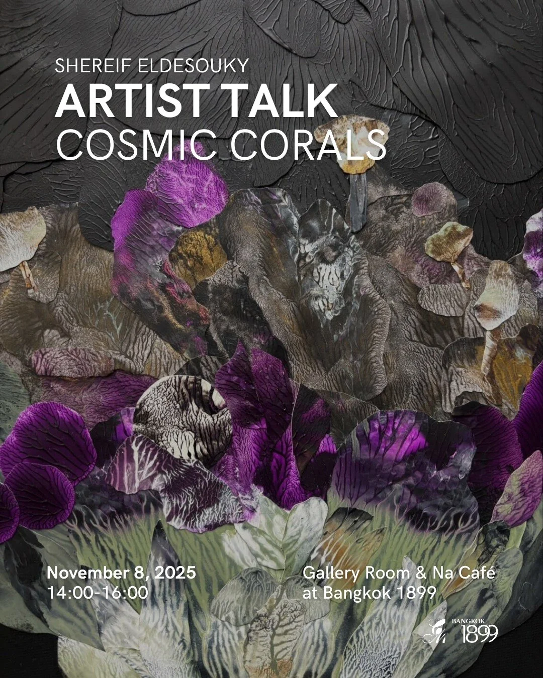Dive into the world of Cosmic Corals with artist Shereif Eldesouky (@shedesouky)!

We&rsquo;re thrilled to announce that Cosmic Corals has been extended due to popular demand! Join us for an intimate afternoon as Shereif shows the last painting of th