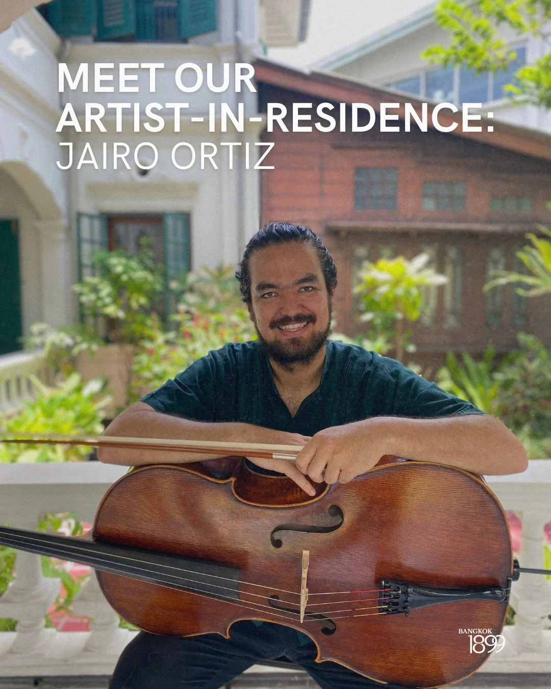 A look back into Jairo&rsquo;s residency! 🎶

Mexican Cellist, Jairo Ortiz had his residency at Bangkok 1899 from August 17-27, 2025. During his time here, he performed at the Prom Prap Table dinner event at Na Caf&eacute; and explored Bangkok, as th