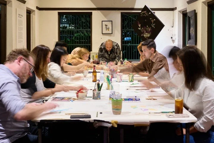 Thank you to everyone who joined the &ldquo;Art for Therapy&rdquo; workshop as we celebrated the final day of Shereif Eldesouky&rsquo;s Cosmic Corals exhibition at Bangkok 1899. It was a beautiful, calming evening; one filled with personal reflection