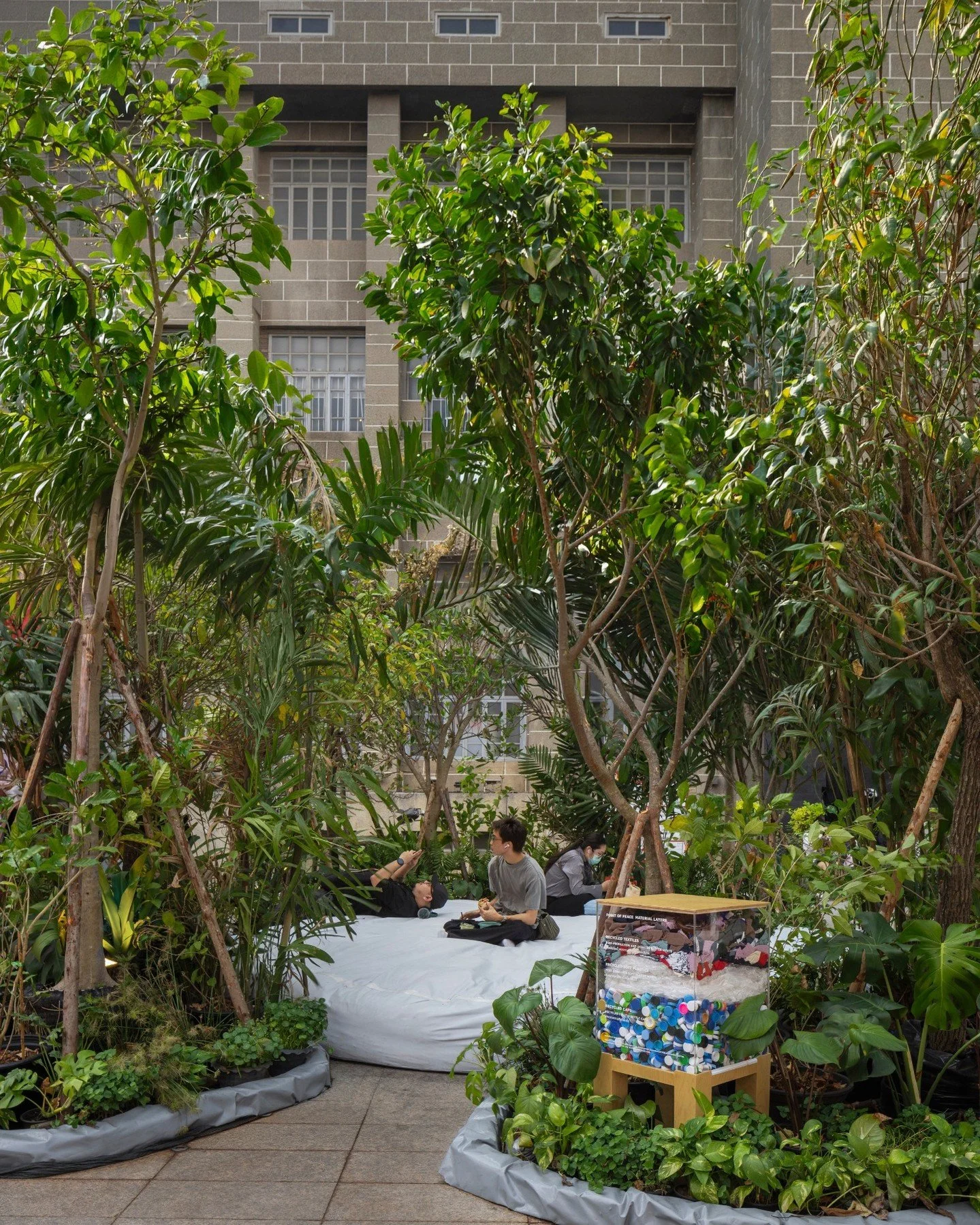Looking back on our previous artist-in-residence, Ekaterina Korchagina&rsquo;s installation for @bangkokdesignweek 2026.

&ldquo;Point of Peace&rdquo; is a temporary urban oasis by Fall Studio, a landscape architecture and urban design practice found