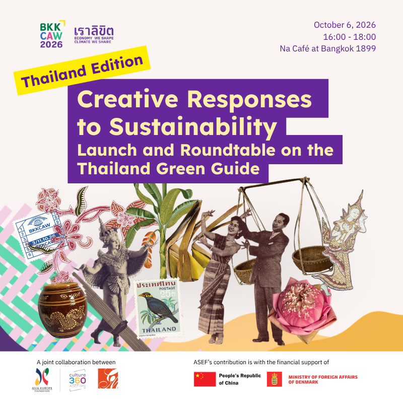 Creative Responses to Sustainability: Launch & Roundtable on the Thailand Green Guide