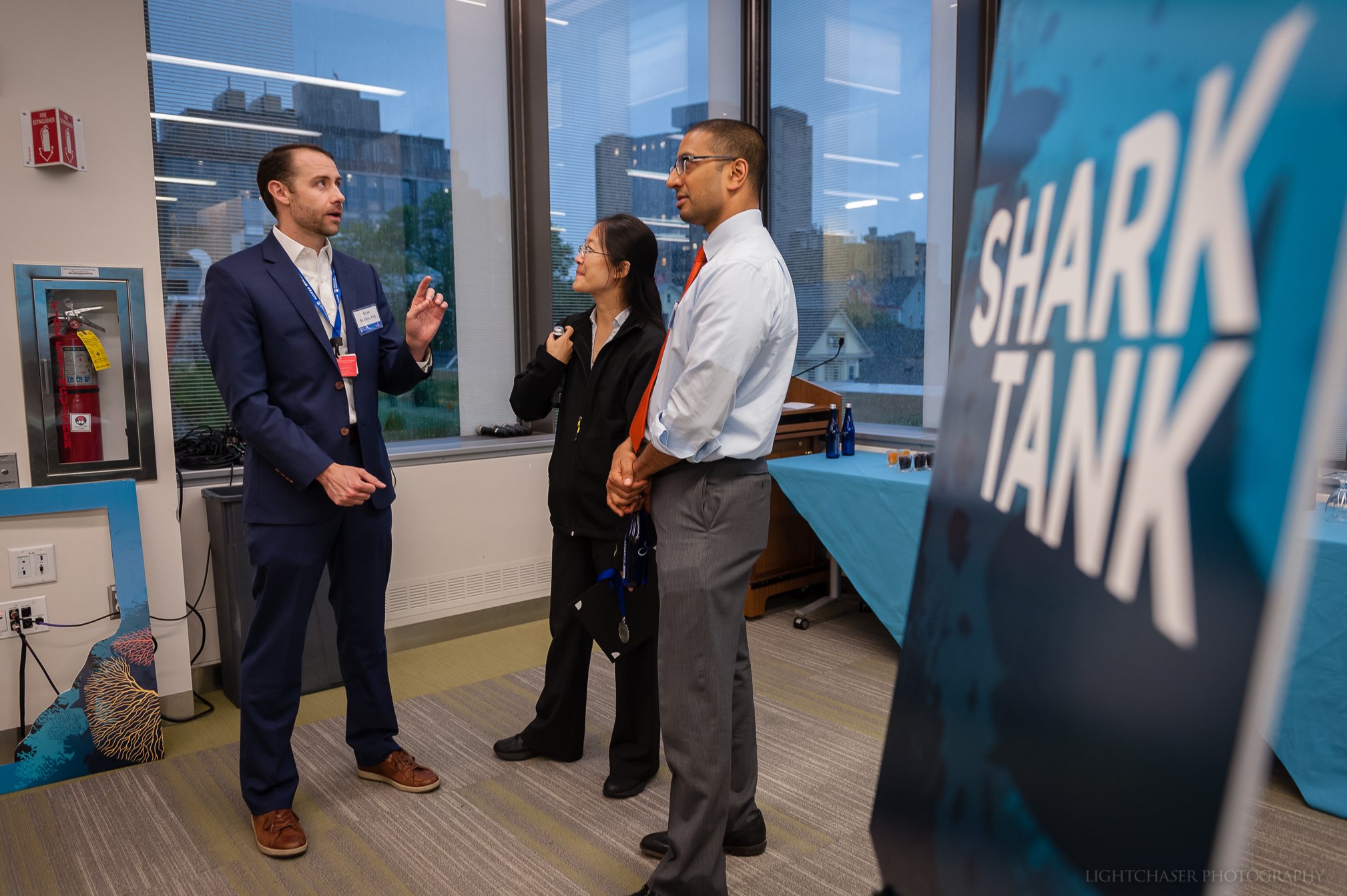 Speakers from the 2018 Shark Tank.