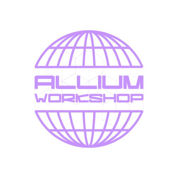 A stylized purple globe with the text 'PLATIUM WORKSHOP' in the center against a black background.