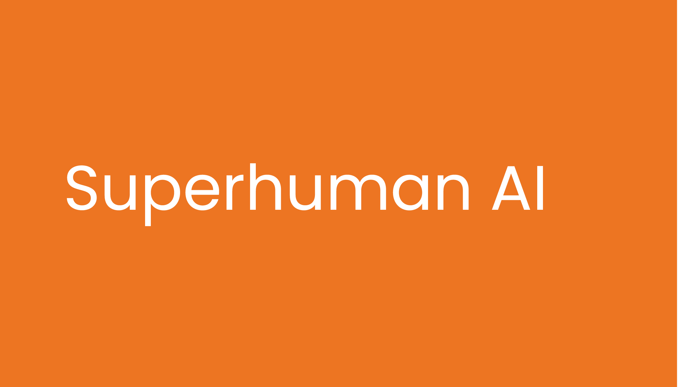 Superhuman AI