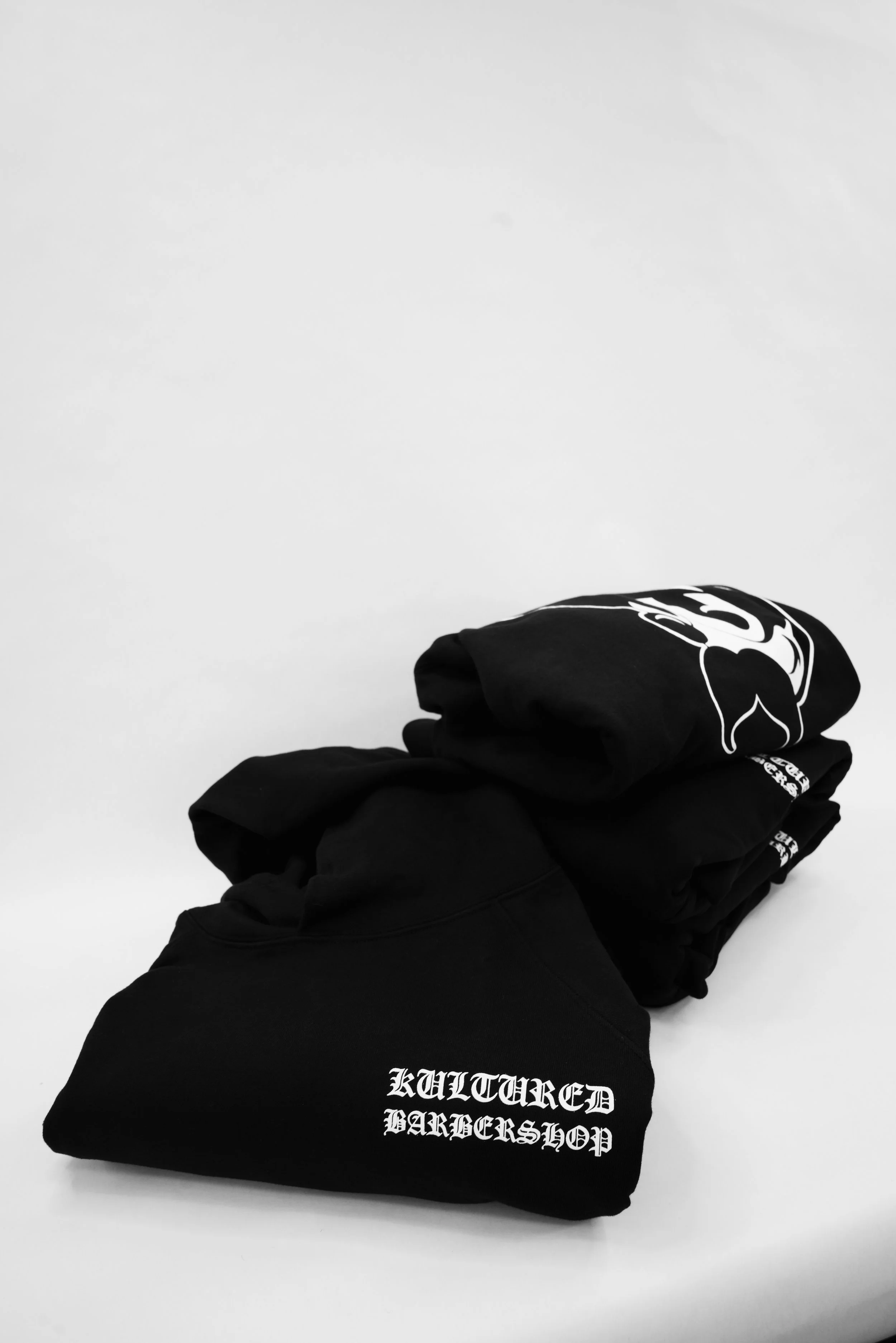 Kultured Barbershop Black Hoodies