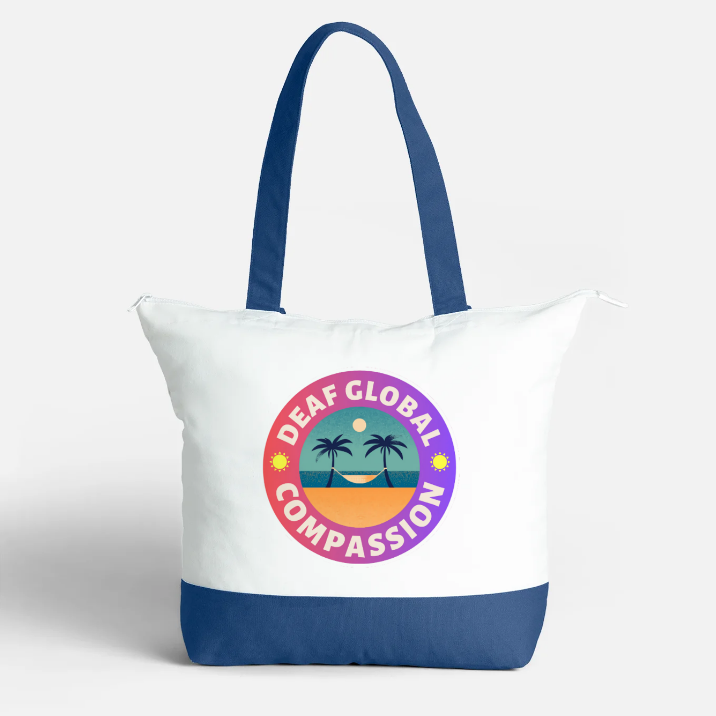 Web - Tote Bag (Blue-White) with Zipper.png
