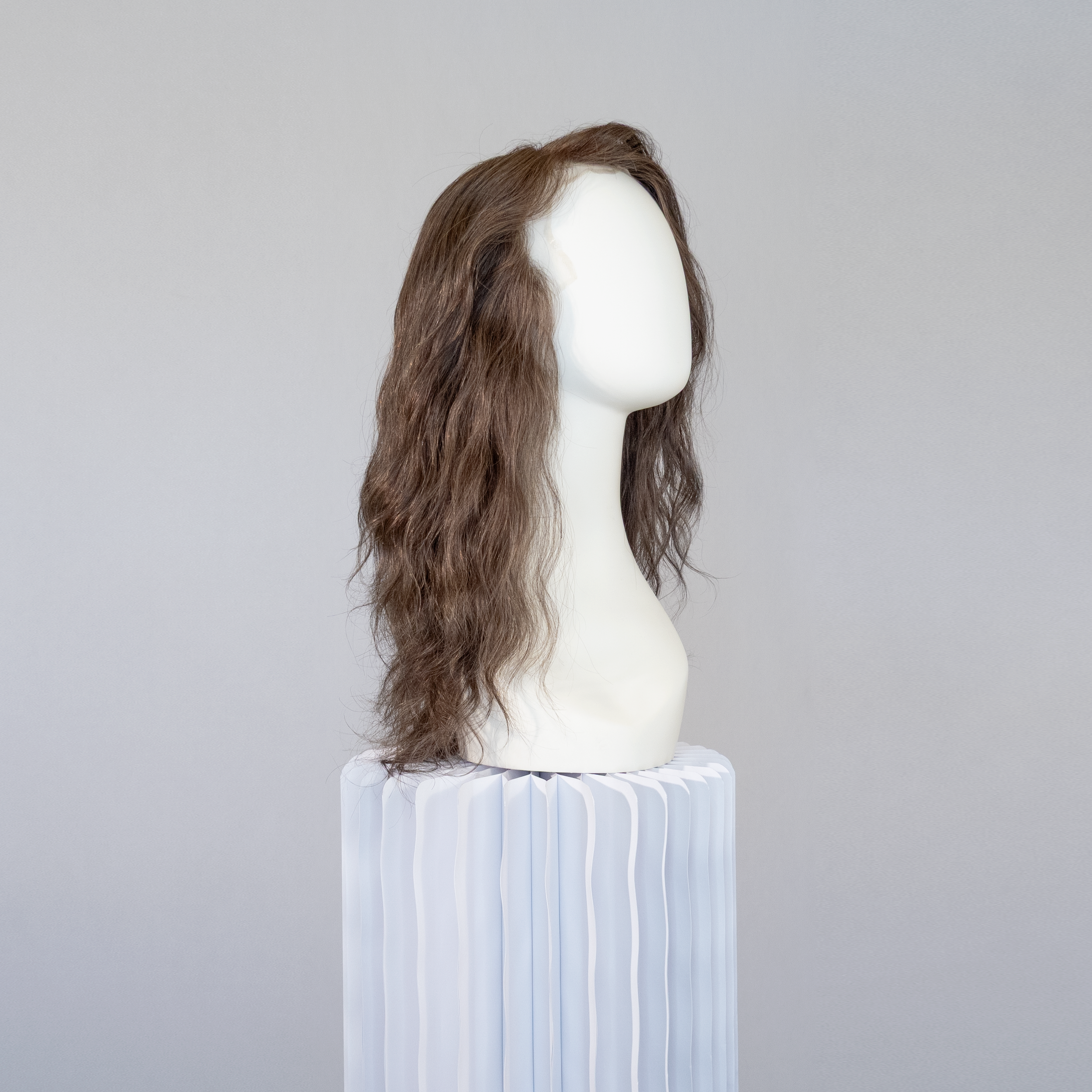 Long Men's Lace Wig in #7ASH