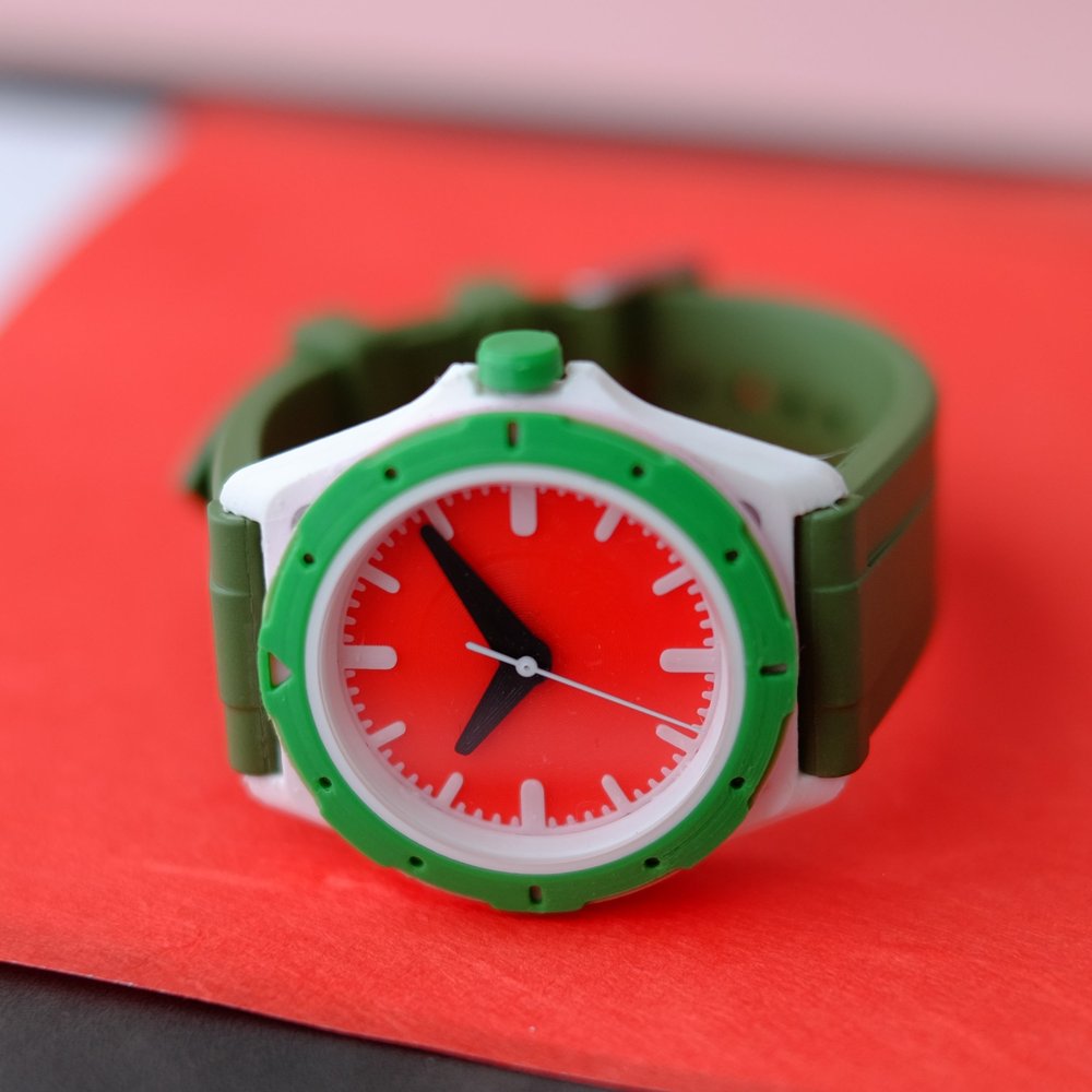 Soranara Summer Melon 3D-printed Dive-style Mechaquartz Watch 38mm