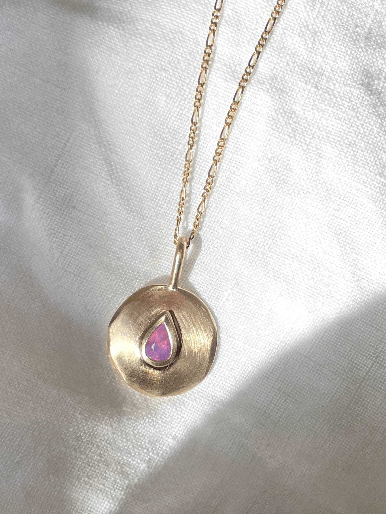 Maddie Pendant No.3 - 0.51ct pink silky sapphire