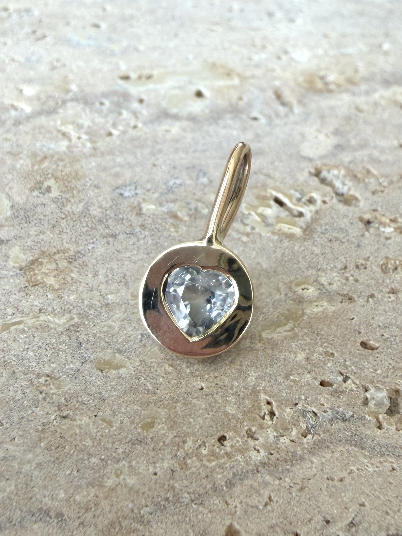 Heart Pendant No.2 - Blue Sapphire