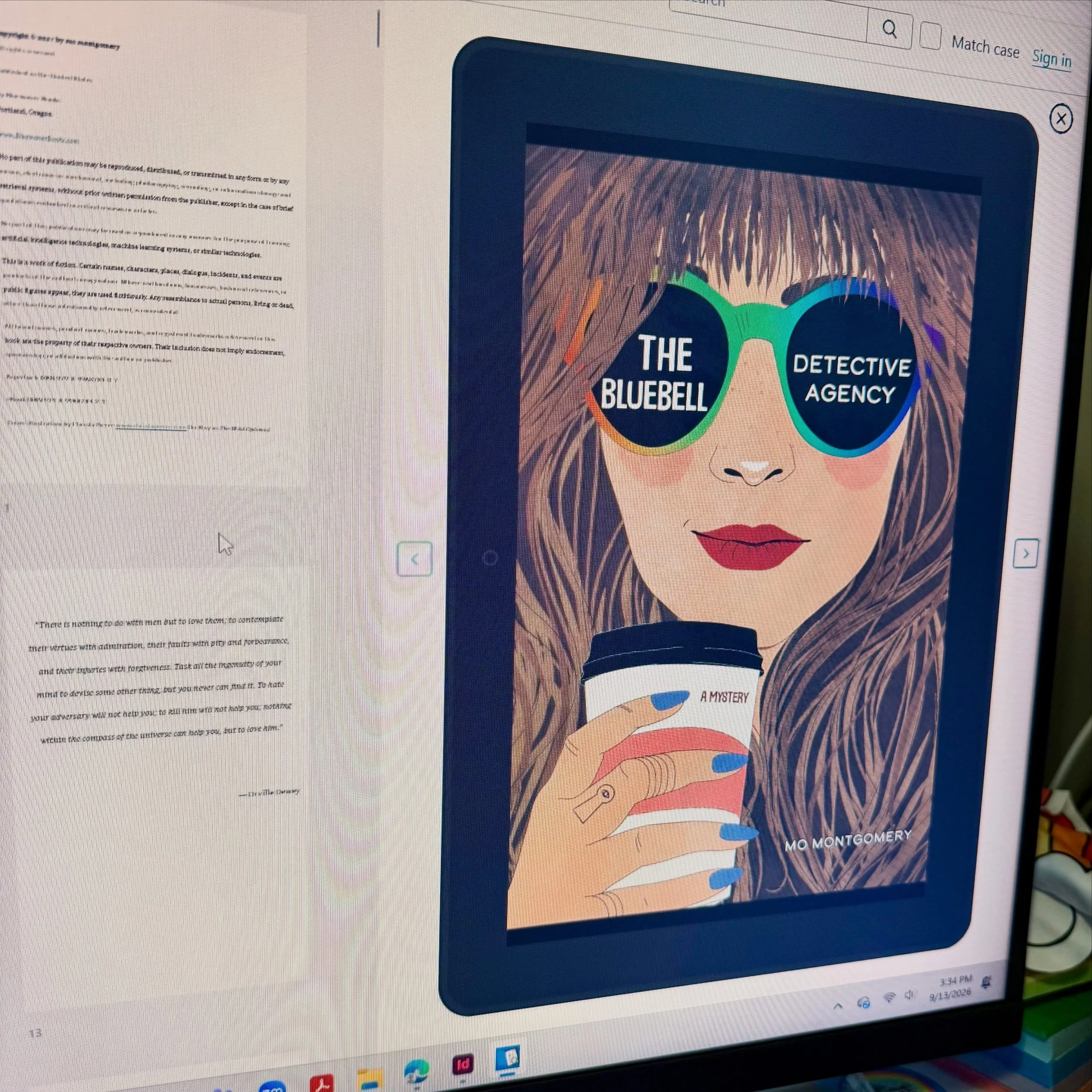 I&rsquo;ve spent the last week formatting The Bluebell Detective Agency EPUB, and seeing it actually working on a Kindle reader, tablet, and phone feels SO GOOD. 📖✨

I love that this book is finally reaching the stage where I can start sending it ou