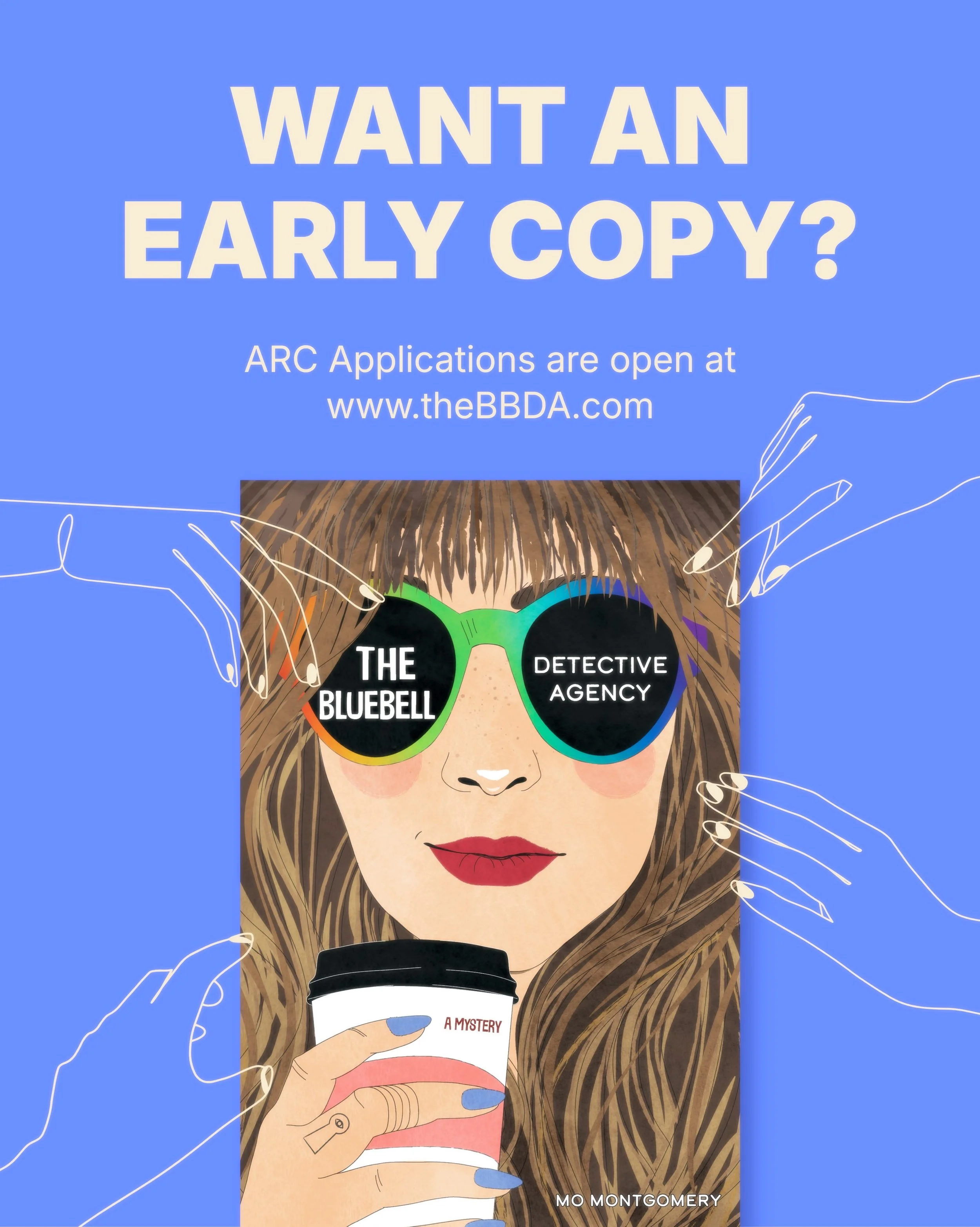 Want an early copy of The Bluebell Detective Agency? 🔎🌈

ARC applications are officially open!

And yes&mdash;former beta readers are absolutely welcome to apply. In fact, I&rsquo;d love to have you back. 💙 The book has been through editing, proof