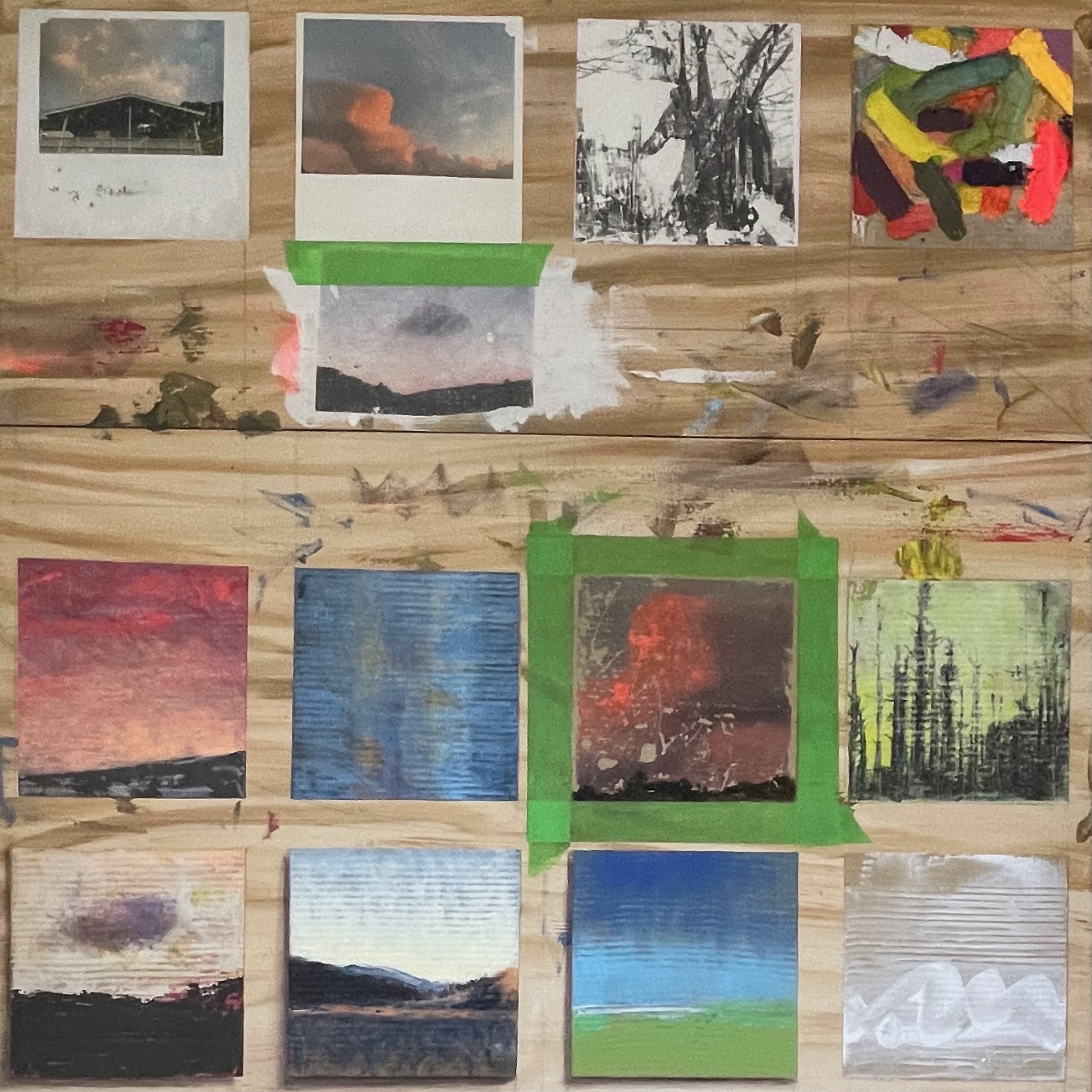 12 Views of My Home |
40 x 40 inches
acrylic and polymer transfer on canvas