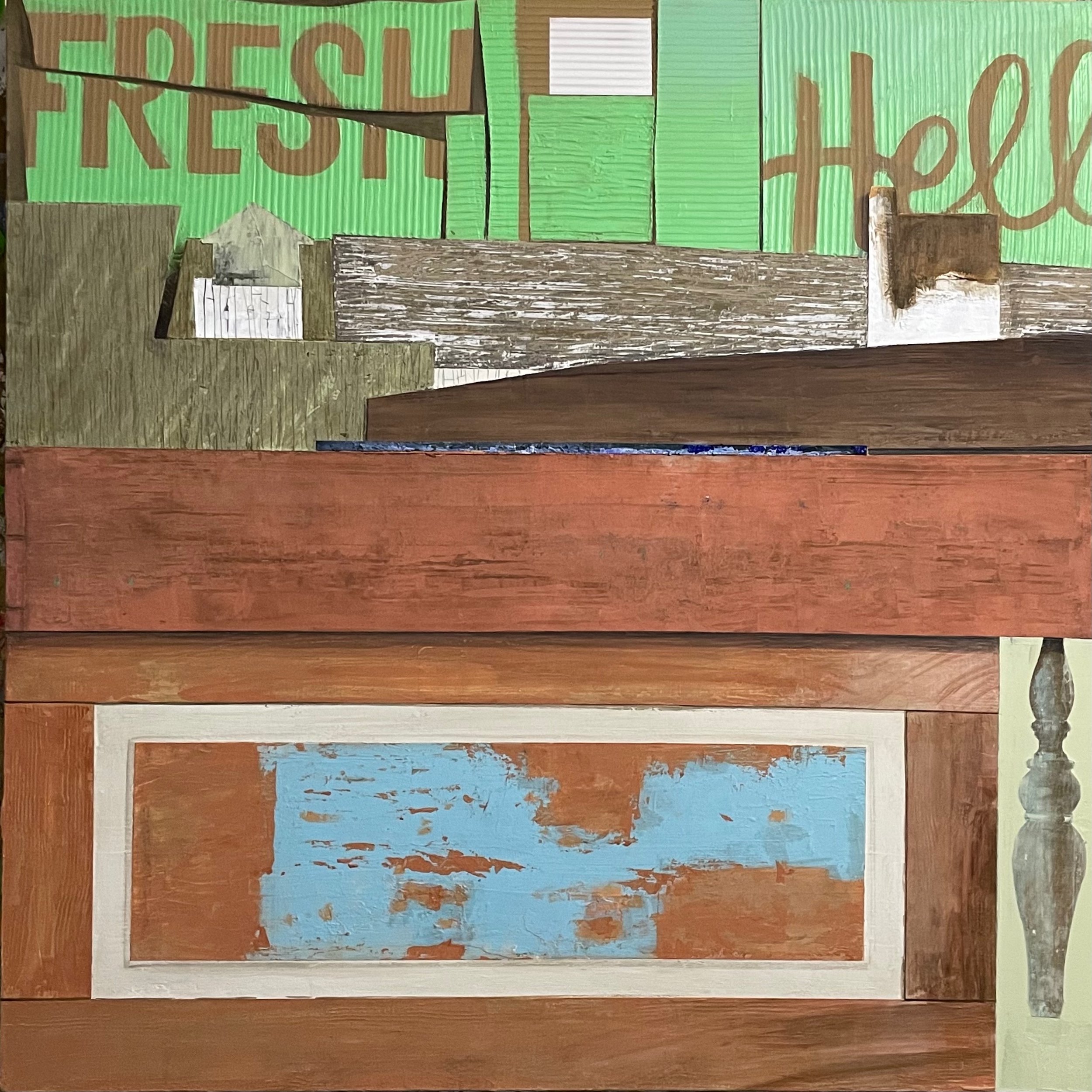 Hollar Politics |
30 x 30 inches
acrylic on canvas