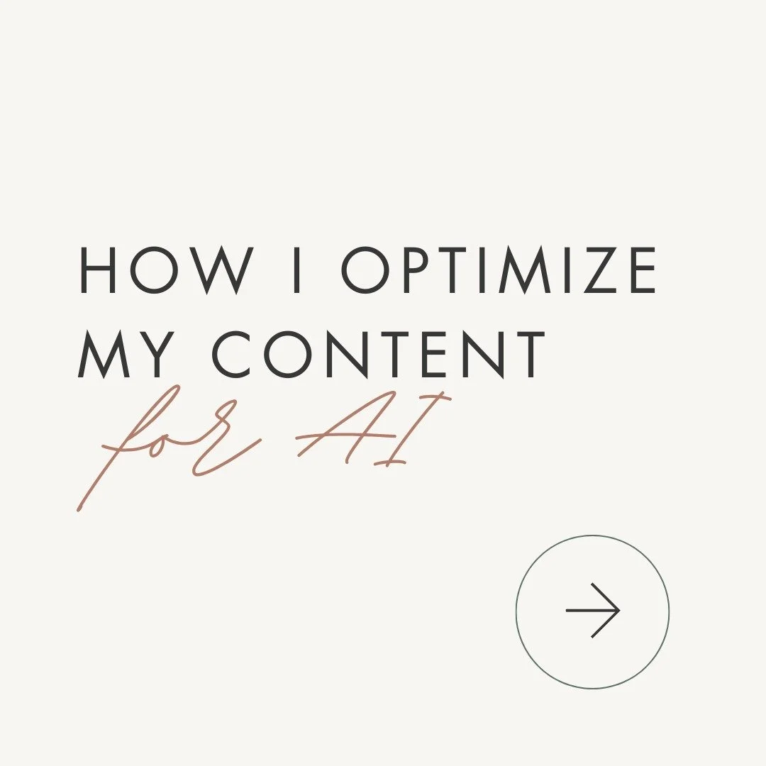 As a writer, here are some changes I&rsquo;m making to optimize my content for AI:

➡️ I&rsquo;m shifting from keywords to questions. Instead of writing around one keyword, I&rsquo;m writing around a cluster of in-depth questions. I start by understa