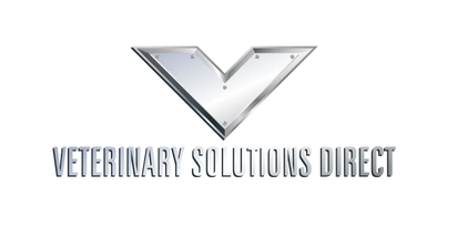 Logo with a silver V shape and the text 'Veterinary Solutions Direct' underneath.