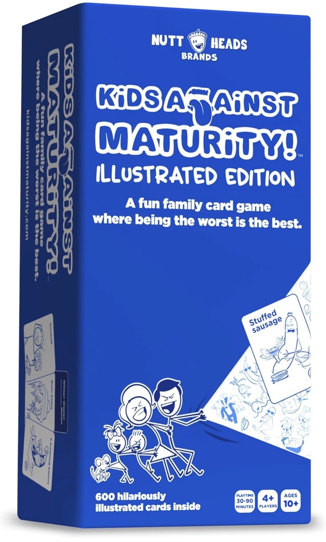 Incoherent / “Maturity!” illustrated edition party card game with humorous phrases