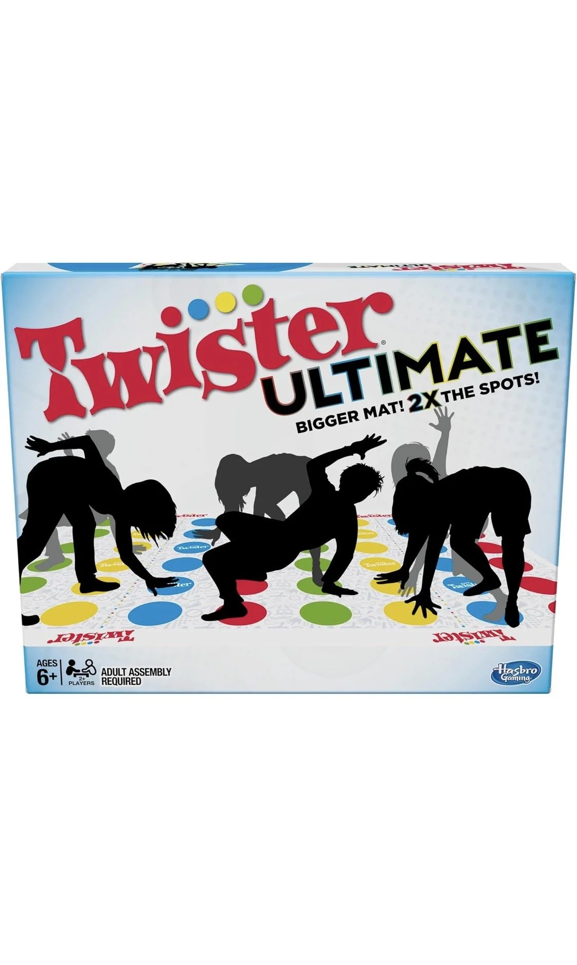 Twister Ultimate party game mat with colorful dots for active group play