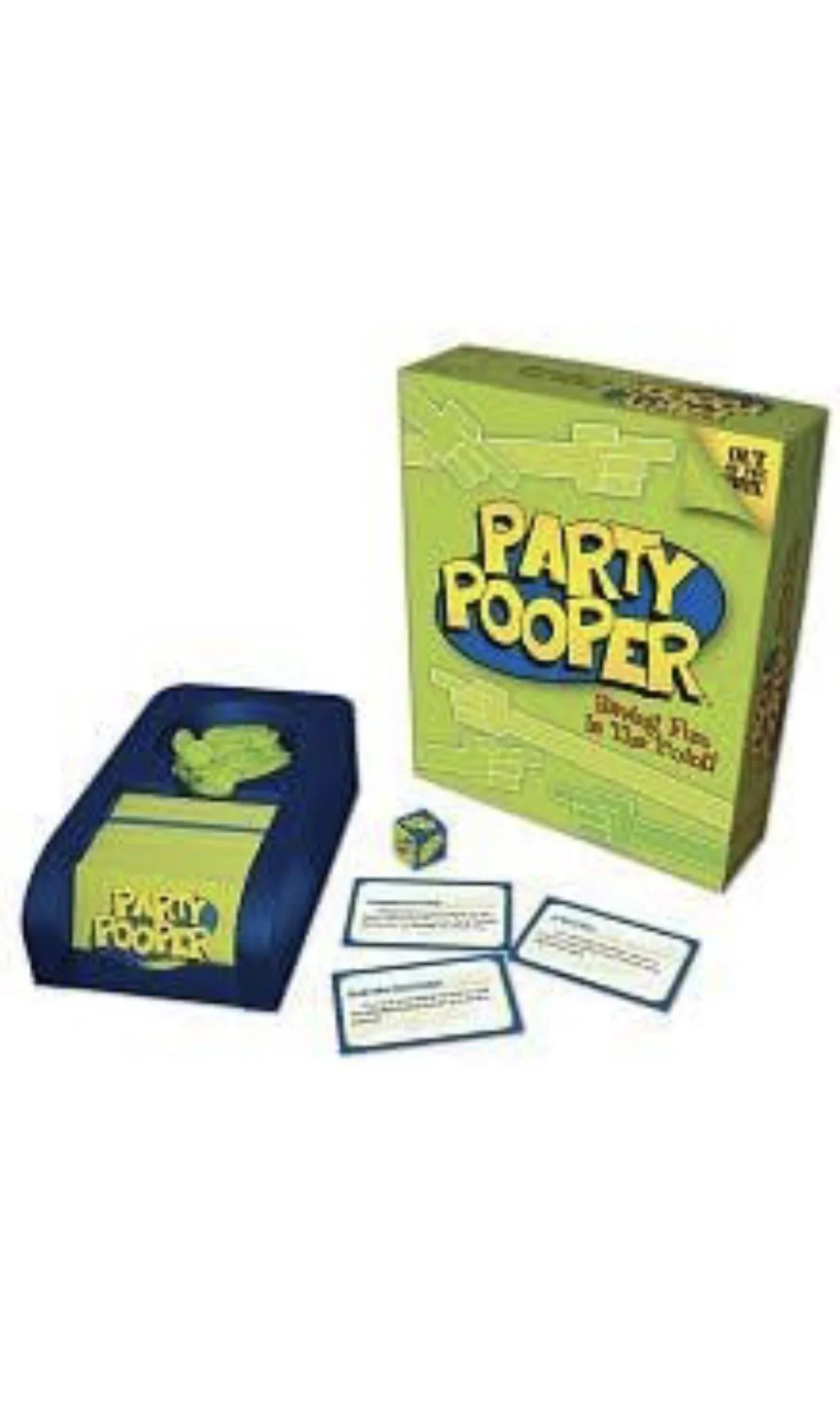 Party Pooper humorous party card game with trivia and challenges