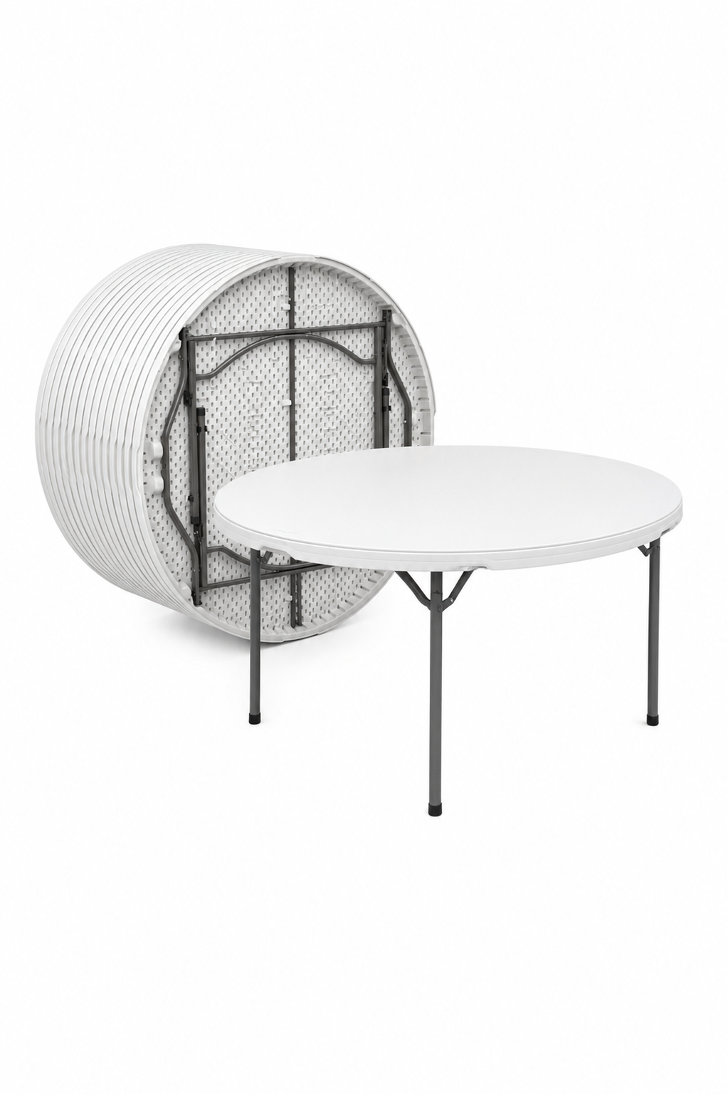 60-Inch Round Folding Table Rental – Vancouver & Portland, Oregon