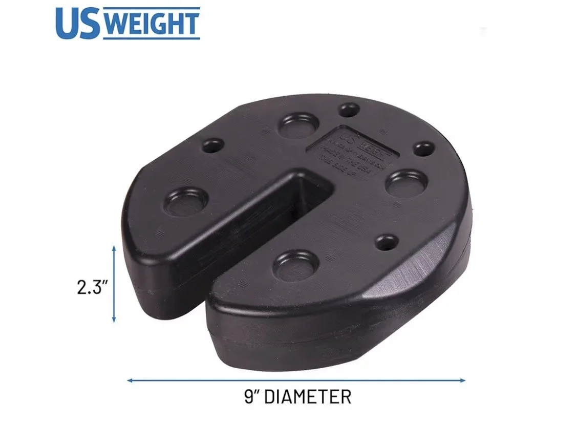 10 lb canopy weight for securing tent legs on hard surfaces