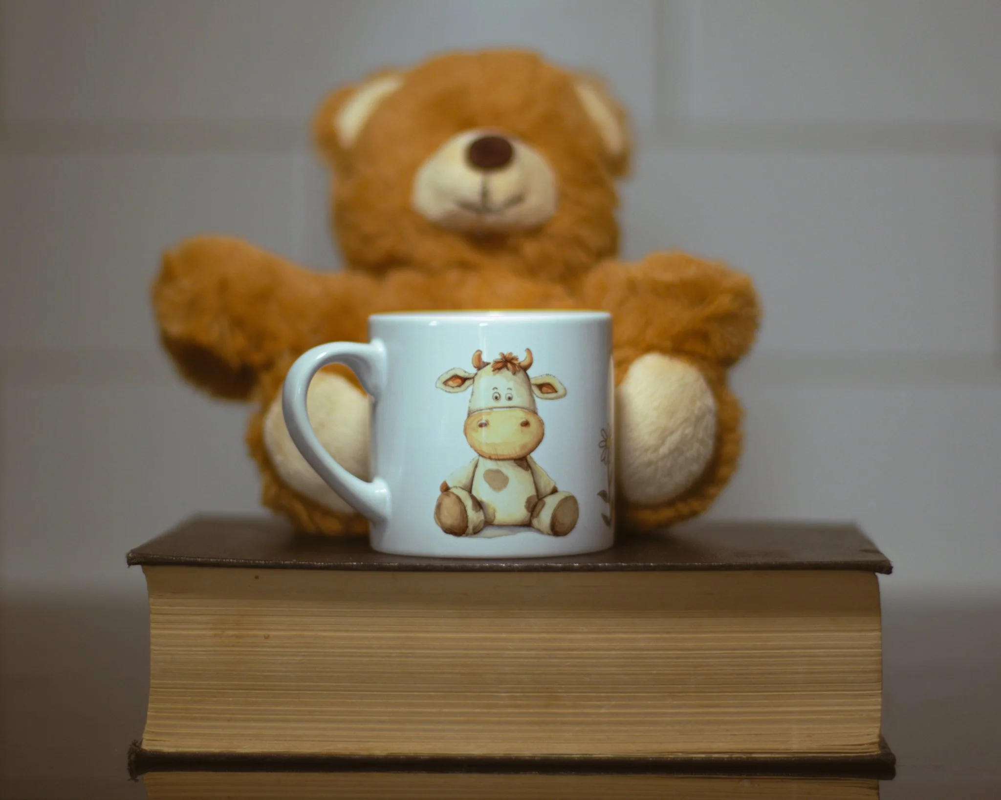 Kids Cow Mug Left