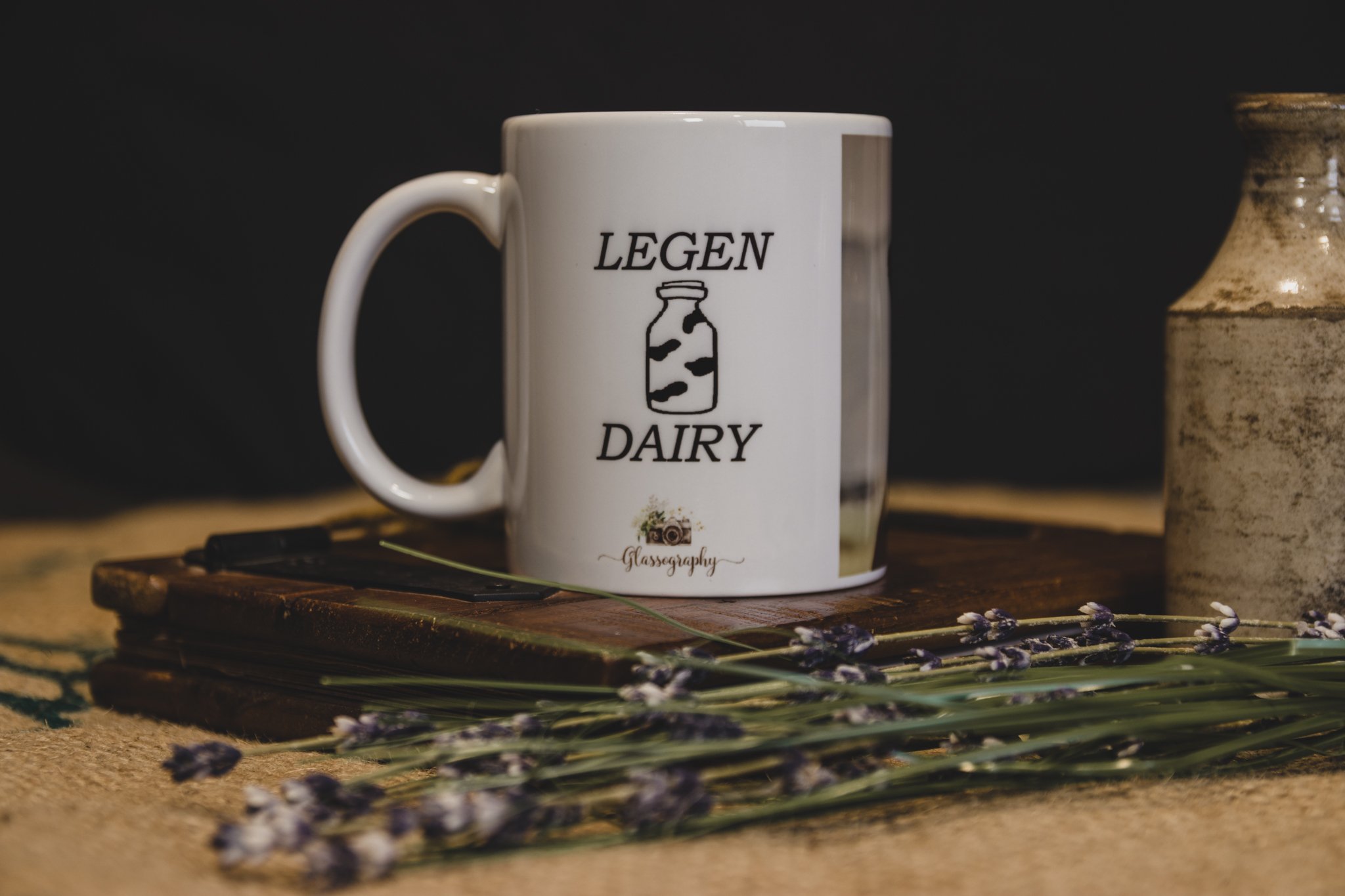 Legen-Dairy Mug back